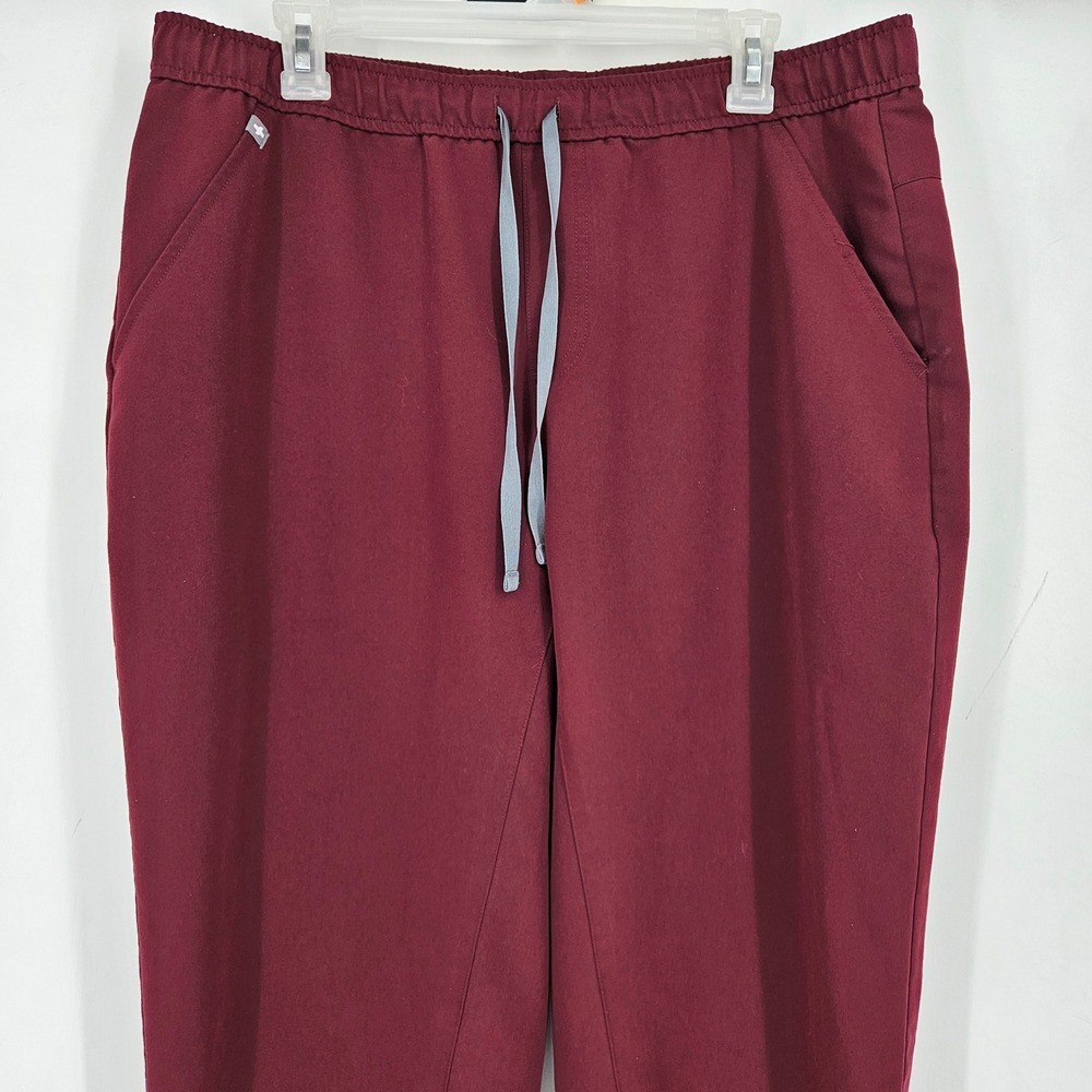Figs Scrub Pants Mens XL Tansen Nurses Healthcare Uniforms Jogger Burgundy - Picture 2 of 9